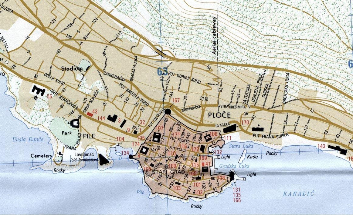 نقشہ کے rijeka کروشیا