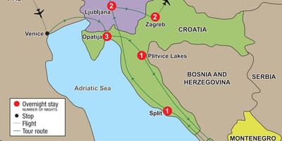 نقشہ opatija کروشیا