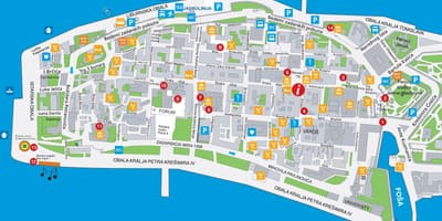 نقشہ کے zadar کروشیا